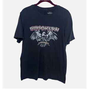 Abercrombie & Fitch Brooklyn Eagle T-Shirt Size Medium Gray Soft AF Collection C